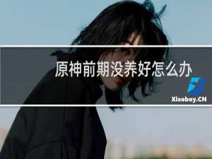 原神前期没养好怎么办