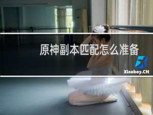 原神副本匹配怎么准备