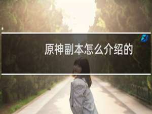 原神副本怎么介绍的