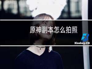 原神副本怎么拍照