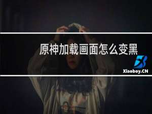 原神加载画面怎么变黑
