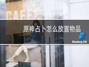 原神占卜怎么放置物品