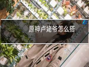 原神卢姥爷怎么搭
