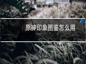 原神印象图鉴怎么用