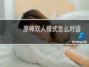 原神双人模式怎么对话