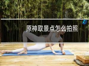 原神取景点怎么拍照