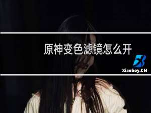 原神变色滤镜怎么开