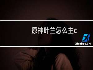 原神叶兰怎么主c