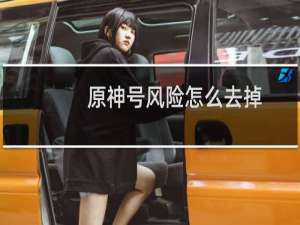 原神号风险怎么去掉