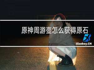 原神周游壶怎么获得原石