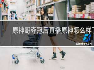 原神哥夺冠后直播原神怎么样了