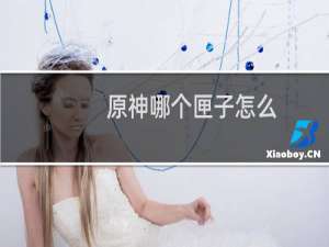 原神哪个匣子怎么