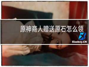原神商人赠送原石怎么领