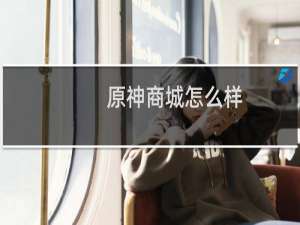 原神商城怎么样