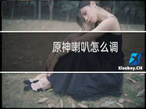 原神喇叭怎么调