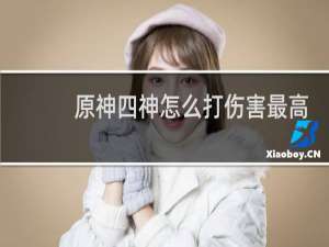 原神四神怎么打伤害最高