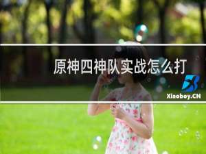 原神四神队实战怎么打