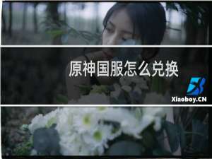 原神国服怎么兑换