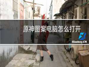 原神图案电脑怎么打开