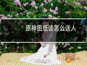 原神图纸该怎么送人