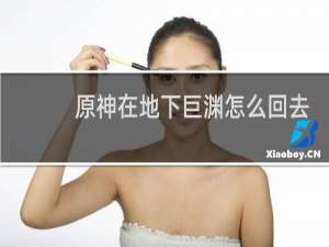 原神在地下巨渊怎么回去