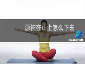 原神在山上怎么下去
