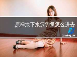 原神地下水沢钓鱼怎么进去