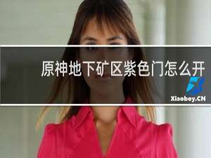 原神地下矿区紫色门怎么开
