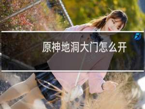 原神地洞大门怎么开