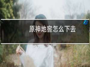 原神地窖怎么下去