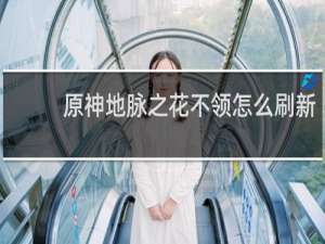 原神地脉之花不领怎么刷新