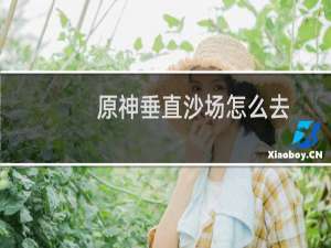 原神垂直沙场怎么去