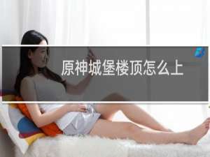 原神城堡楼顶怎么上