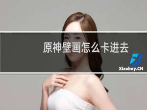 原神壁画怎么卡进去