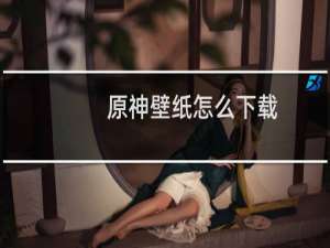 原神壁纸怎么下载