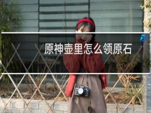 原神壶里怎么领原石