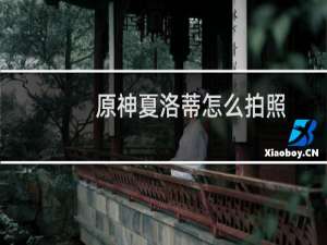 原神夏洛蒂怎么拍照