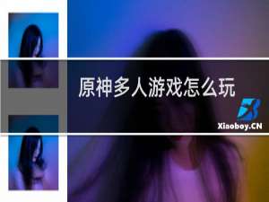 原神多人游戏怎么玩