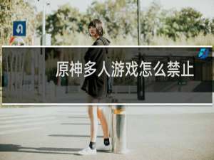 原神多人游戏怎么禁止