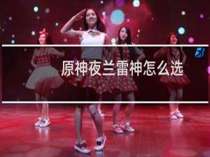 原神夜兰雷神怎么选