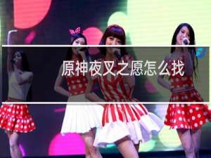 原神夜叉之愿怎么找