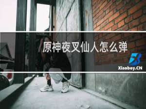 原神夜叉仙人怎么弹