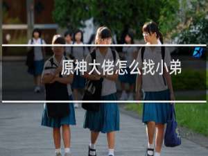 原神大佬怎么找小弟