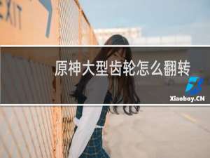 原神大型齿轮怎么翻转