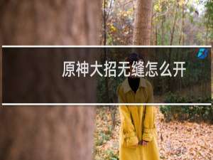 原神大招无缝怎么开