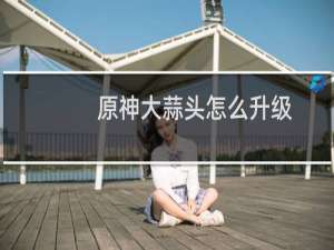 原神大蒜头怎么升级