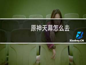 原神天幕怎么去
