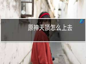 原神天顶怎么上去