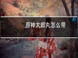 原神太郎丸怎么带