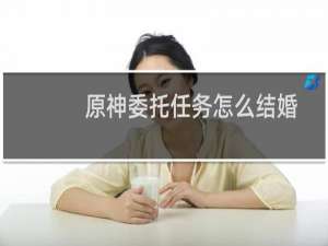 原神委托任务怎么结婚